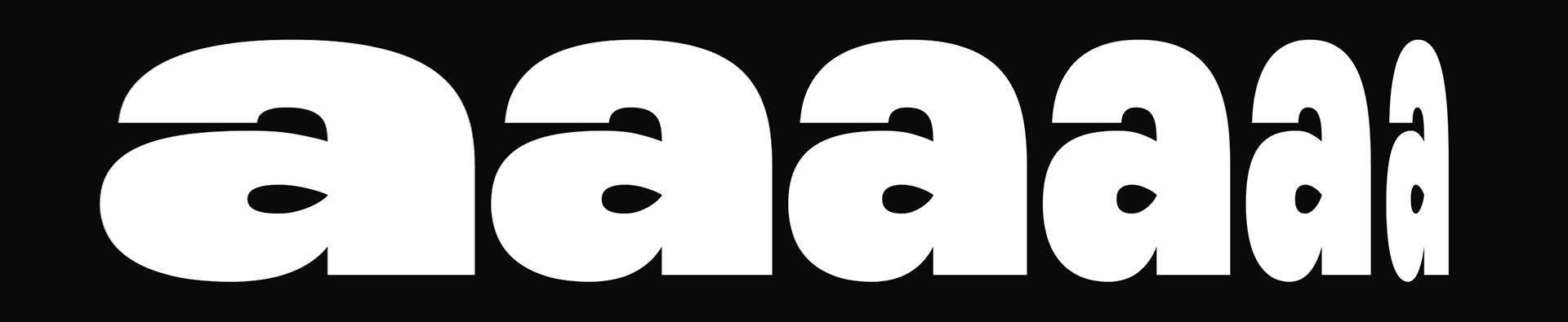 Letter A experiment two