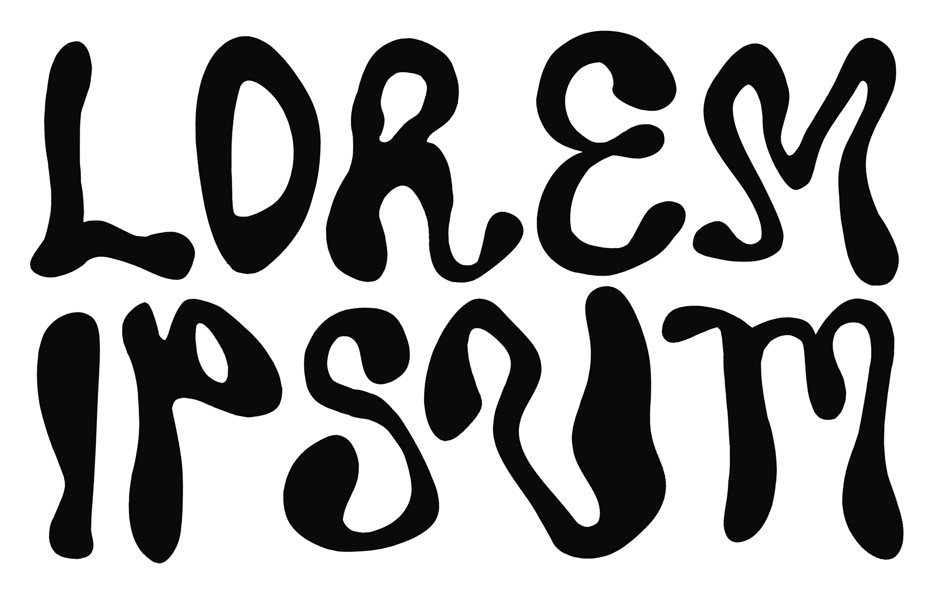 Custom font experiment one