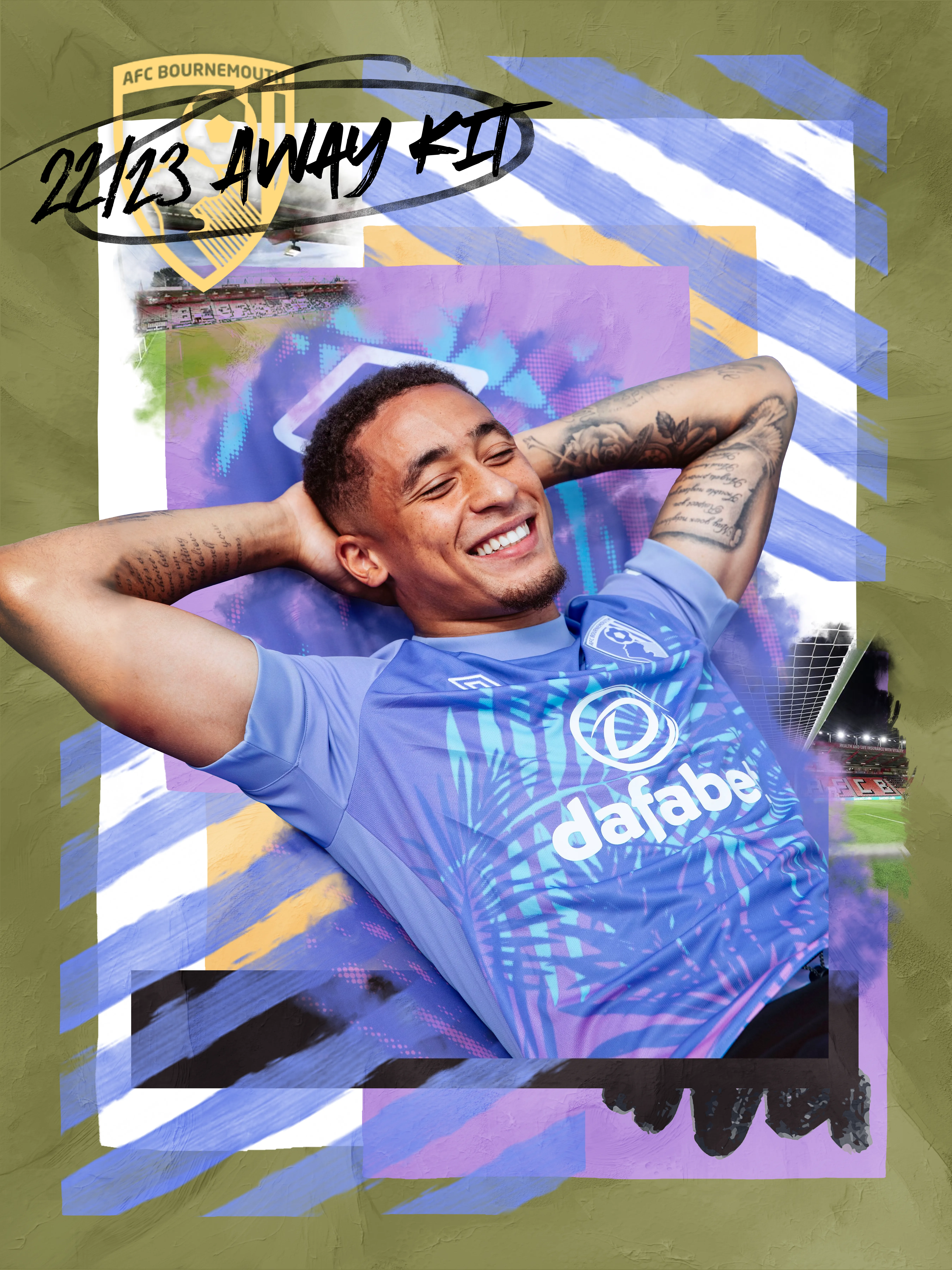 AFC Bournemouth away kit launch poster