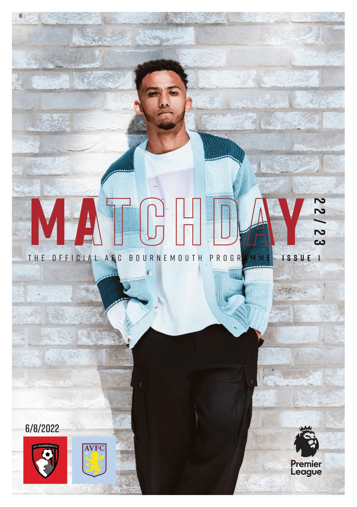 AFC Bournemouth brochure cover design, variant 1