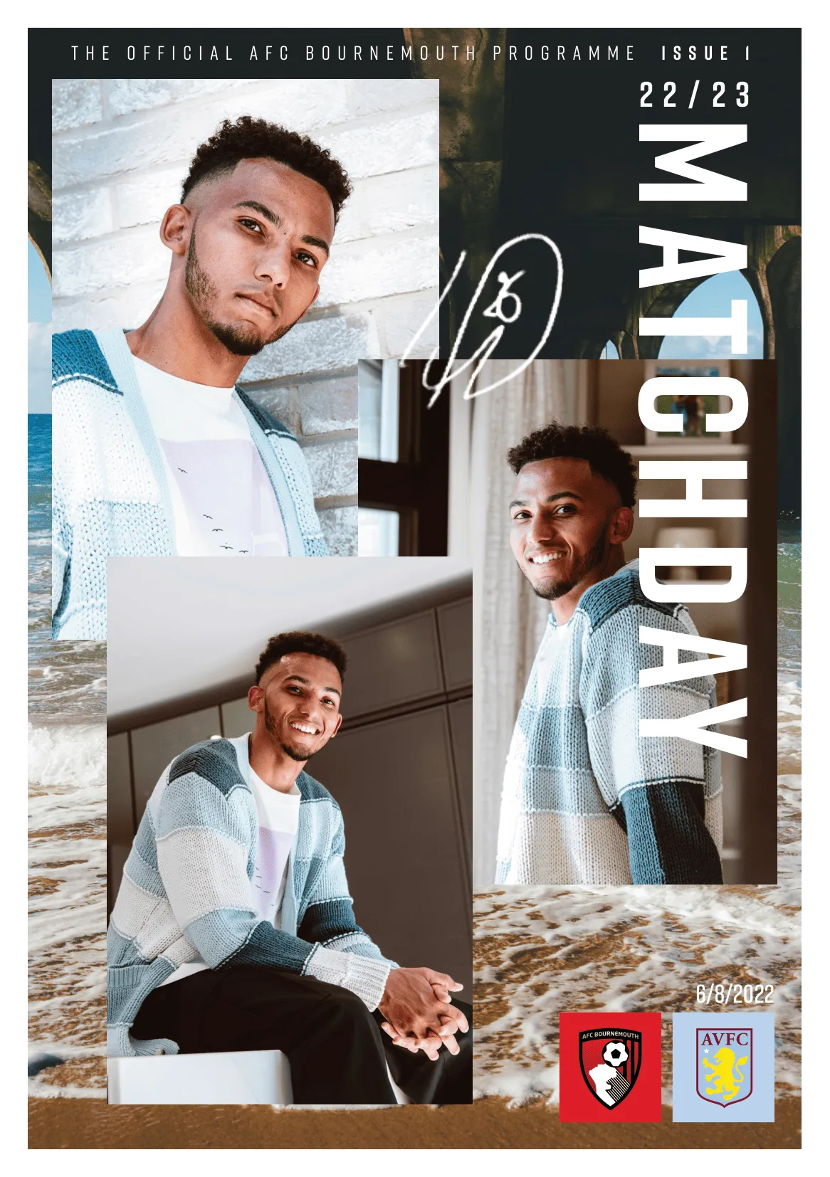 AFC Bournemouth brochure cover design, variant 4