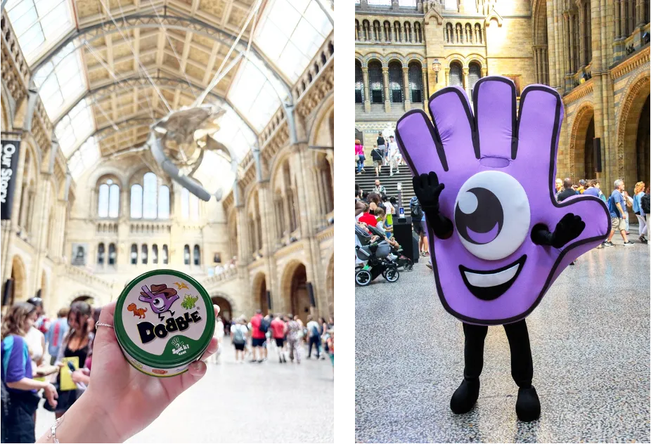 Dobble x Dinosaurs special edition box art