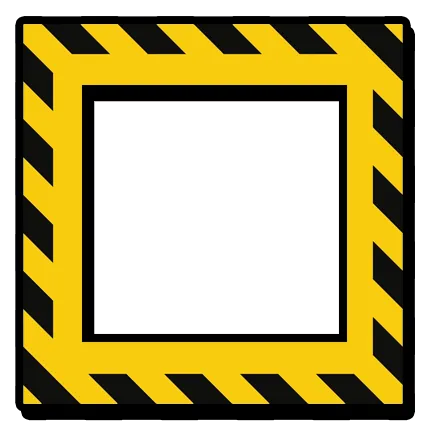Caution tape border