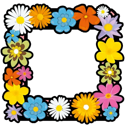 Flowers border