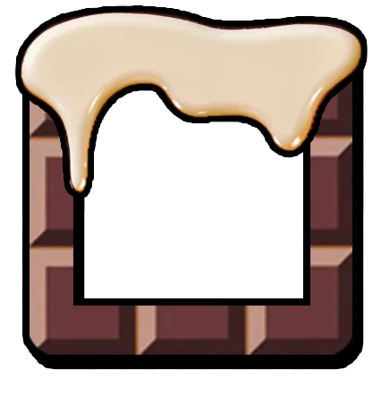 Milk chocolate border