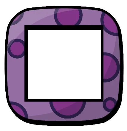 Purple Easter egg border