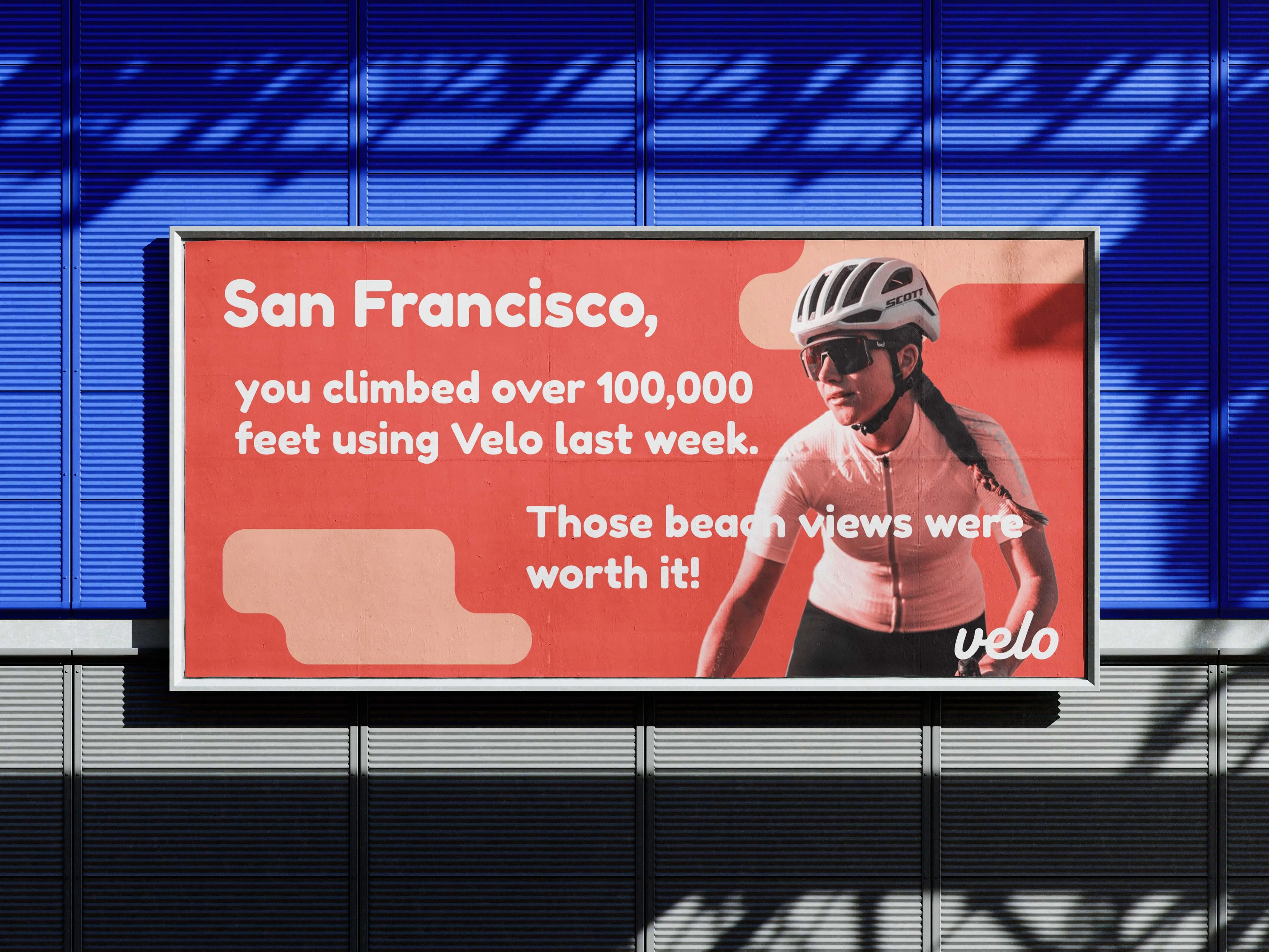 Velo outdoor billboard advertisement mockup 2