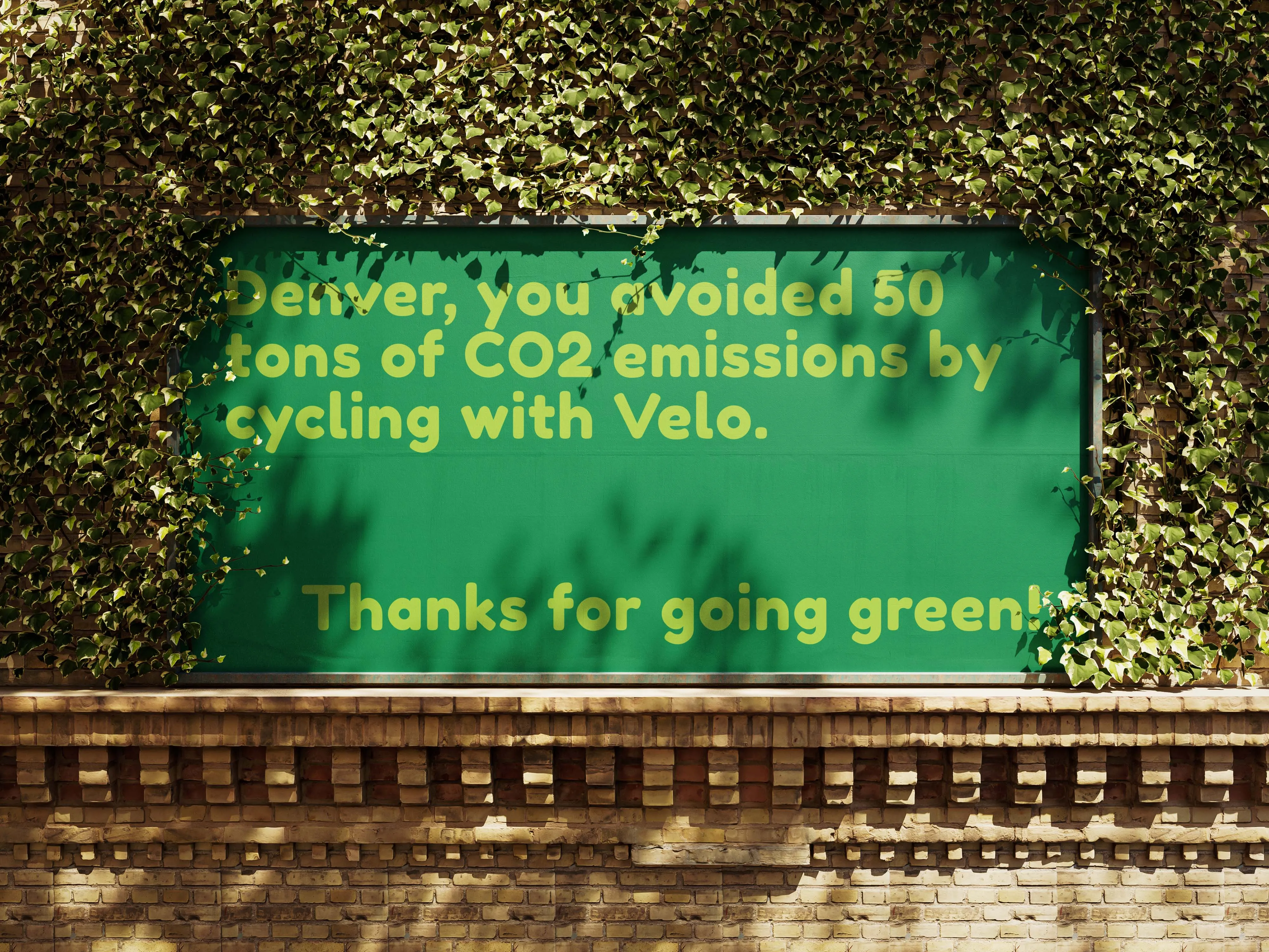 Velo outdoor billboard advertisement mockup 3