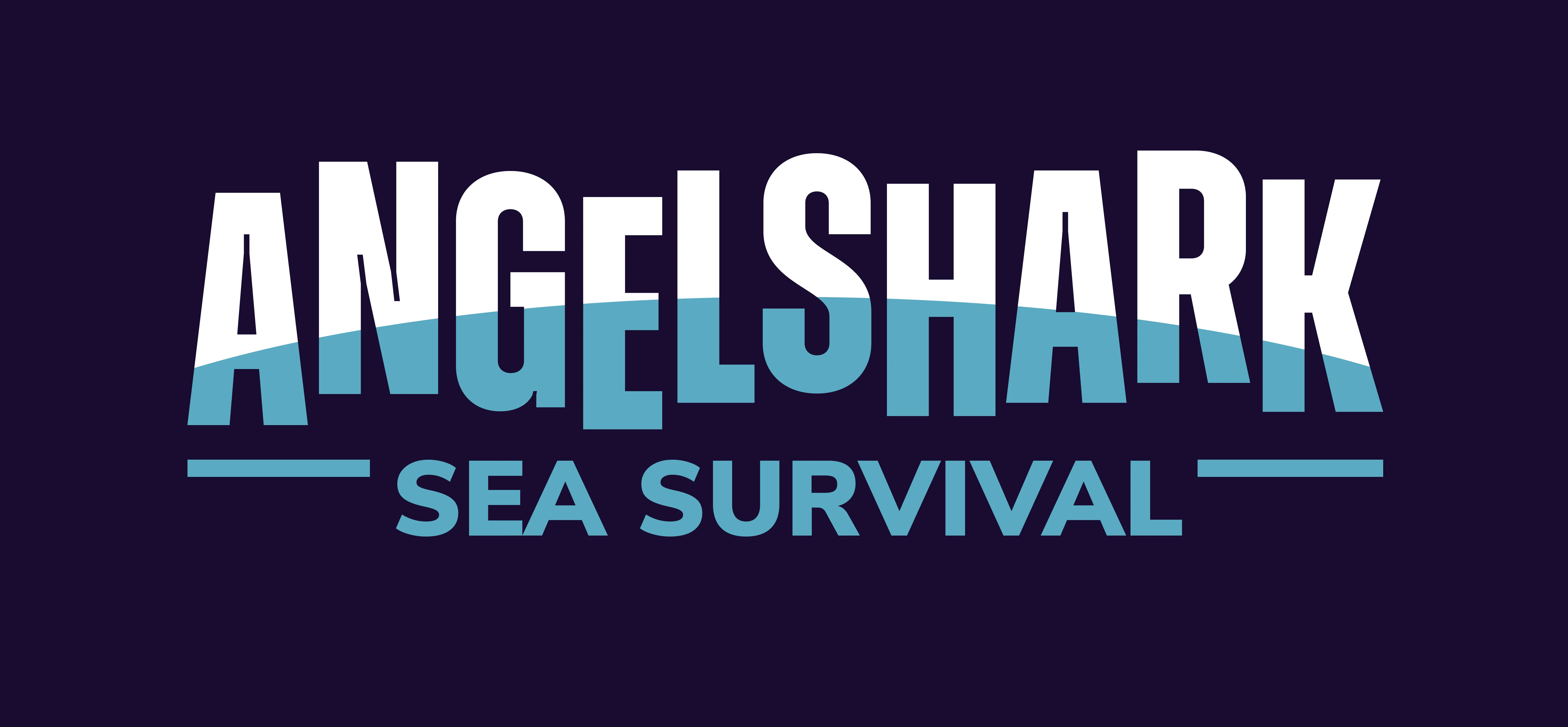 AngelShark logo on dark background